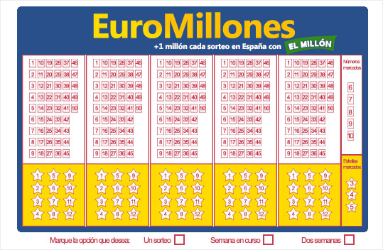 Boleto de Euromillones