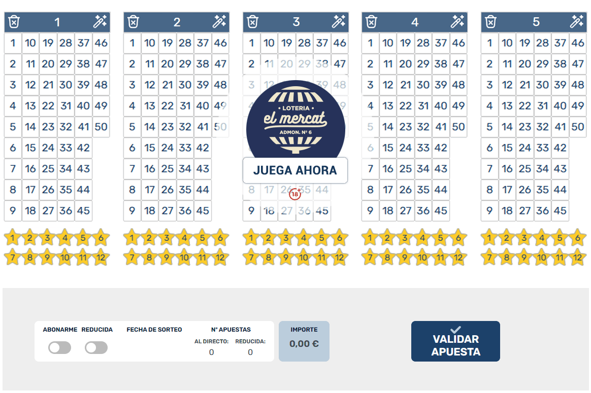 Jugar online a Euromillones