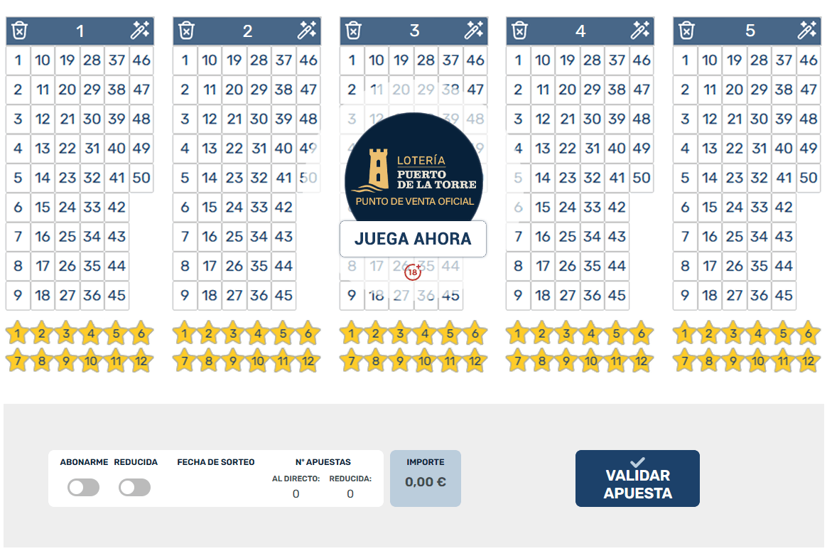 Jugar online a Euromillones