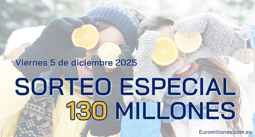 Sorteo Especial de Euromillones - viernes 5 de diciembre de 2025
