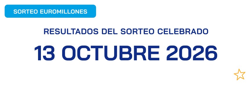 Sorteo de Euromillones del 13 de octubre de 2026