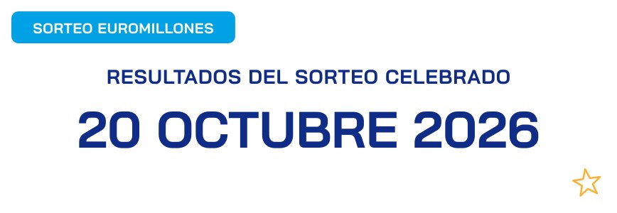 Acertantes en el sorteo de Euromillones del 20 de octubre de 2026