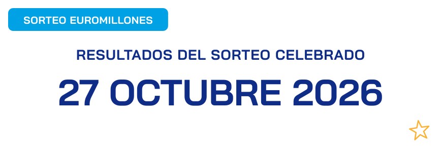 Sorteo de Euromillones del 27 de octubre de 2026