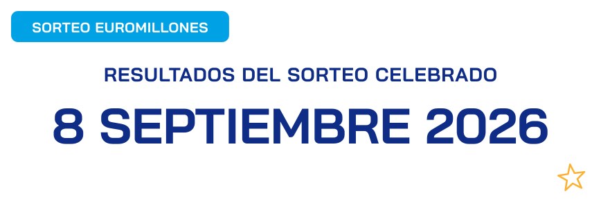 Sorteo de Euromillones del 8 de septiembre de 2026