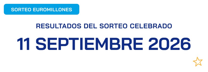 Sorteo de Euromillones del 11 de septiembre de 2026
