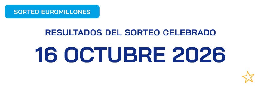 Sorteo de Euromillones del 16 de octubre de 2026