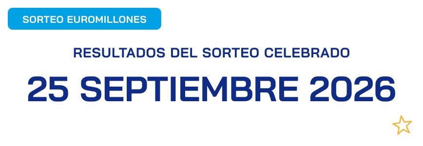 Sorteo de Euromillones del 25 de septiembre de 2026