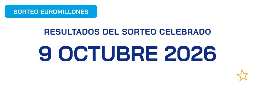 Sorteo de Euromillones del 9 de octubre de 2026